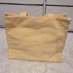 Urban Expressions Leaf Patterned Yellow Tote